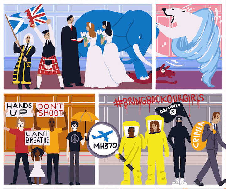 Infographic source: https://magazine.dashburst.com/infographic/biggest-moments-2014/